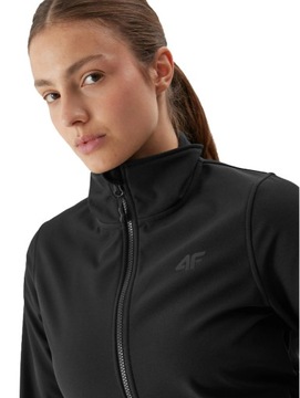 4F Kurtka softshell wiatroodporna damska czarna rozmiar XXL