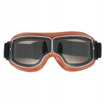 Okulary motocyklowe w stylu retro do kasku Harley