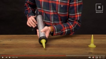 ПИСТОЛЕТ ДЛЯ СИЛИКОНОВЫХ герметиков 600 мл DURABLE Bauhus