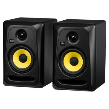 KRK CLASSIC 5 MONITOR PACK ODSŁUCHY STUDYJNE PARA KABLE PODKŁADKI ZESTAW