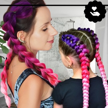 Синтетические волосы для косичек Ombre