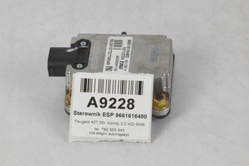 Модуль контроллера ESP 9661616480 Peugeot 407