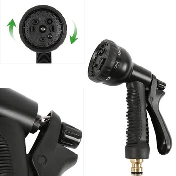 САДОВЫЙ ШЛАНГ 45м, ВЫДВИЖНОЙ + СОЕДИНИТЕЛИ + ПИСТОЛЕТ