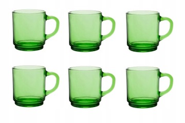 GREEN KUBEK Z UCHEM SZKLANKA 6x260 ML DURALEX