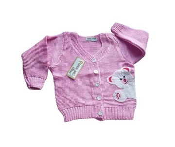 Свитер Свитер для девочки, акрил мишка 104-110