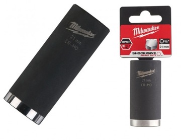 Milwaukee Nasadka 3/8 Długa 21mm Udarowa Impact