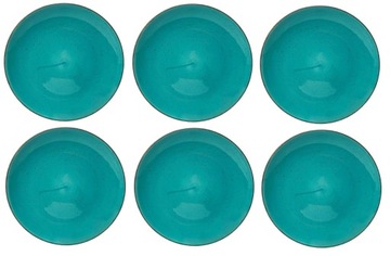 LUBIANA BOSS 6 X TALERZ DESEROWY MORSKI 20,5 CM
