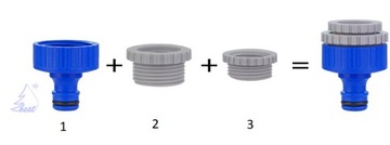 ФИТИНГИ ДЛЯ ПИСТОЛЕТА-СПРИНКЕРА СОЕДИНИТЕЛИ САДОВЫХ ШЛАНГОВ ЛУЧШИЙ НАБОР ДЛЯ ПОЛИВА