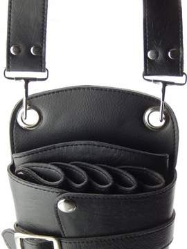 Кобура для инструментов парикмахера, черная с пряжкой