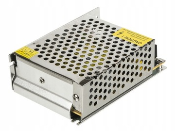 БЛОК ПИТАНИЯ СВЕТОДИОДОВ 12В 60ВТ 5А Модульный IP20 ДЛЯ СВЕТОДИОДНЫХ ПОЛОС охранного видеонаблюдения IP20