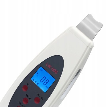 Портативный ультразвуковой очиститель кожи лица с ЖК-дисплеем