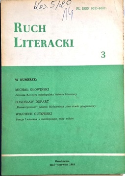 RUCH LITERACKI 3 1988