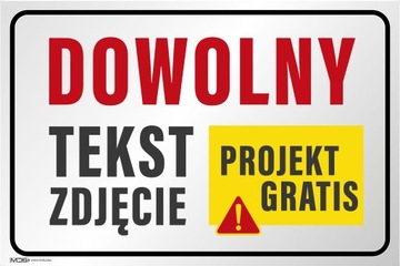 Tablica z dowolnym tekstem zdjęciem 20x30cm