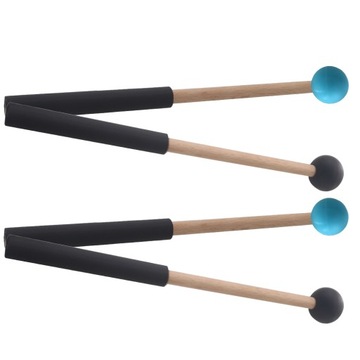 INSTRUMENTY MUZYCZNE pałeczka do perkusji DREWNIANA pałka gumowa pałka