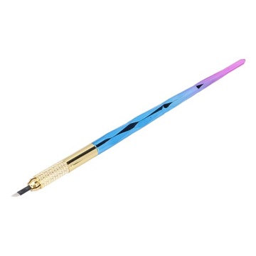 Красочная ручка для микроблейдинга ручной работы.