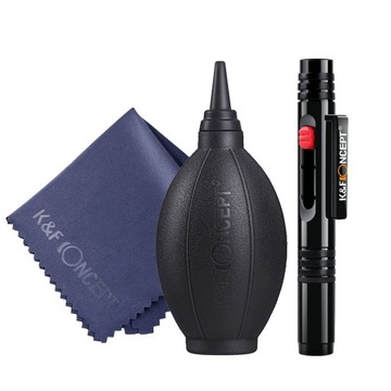 Набор для чистки объектива камеры K&F 3-в-1