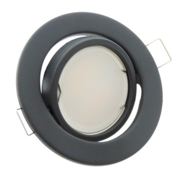 СВЕТИЛЬНИК ГРАФИТ-ГАЛОГЕННАЯ ЛАМПА + GU10 LED 3W