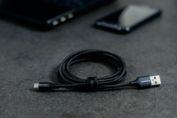 Кабель 1.2 для быстрой зарядки в оплетке для зарядного устройства