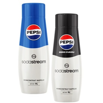 SODASTREAM Koncentrat zestaw PEPSI + PEPSI MAX
