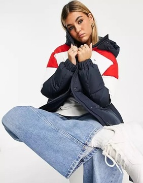 TOMMY JEANS KURTKA PUCHOWA DAMSKA WIELOBARWNA ROZM M 862