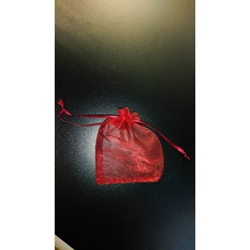 WORECZKI NA PREZENTY BORDOWA ORGANZA 7x9cm 100szt
