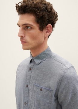 Tom Tailor Short-sleeved Shirt With A Chest Pocket