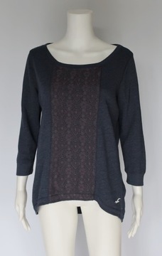 HOLLISTER S 36 GRANAT BLUZA SPORTOWA BAWEŁNIANA3/4