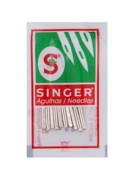 IGŁY PÓŁPŁASKIE SINGER No 70/9 DO MASZYN 10 SZT