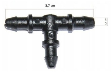 УНИВЕРСАЛЬНЫЙ ШЛАНГ – ТРОЙНИК FI 4–5 м, С ДВУМЯ ЗАЖИМАМИ