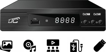 ДЕКОДЕР ЭФИРНОЕ ТВ-ТЮНЕР DVB-T2 H.265 HEVC FULL HD USB HDMI ПУЛЬТ ДИСТАНЦИОННОГО АККУМУЛЯТОРА