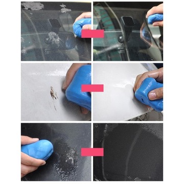 6xAuto Detailing Clay Bar Cleaner Адсорбционная емкость для лодок 6 шт.
