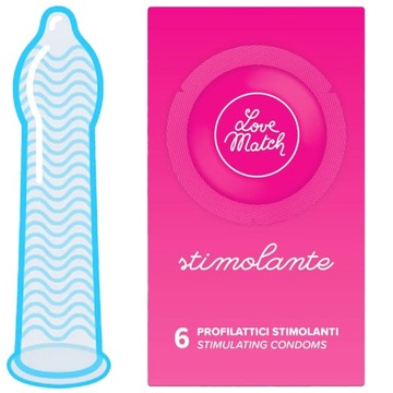 Prezerwatywy Stimolante nawilżenie wytrzymałe 6szt