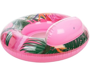 Koło dmuchane ponton 106cm Różowe