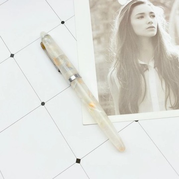 Перьевая ручка Yunjingtang из смолы, маленькая ручка для каллиграфии с художественным наконечником