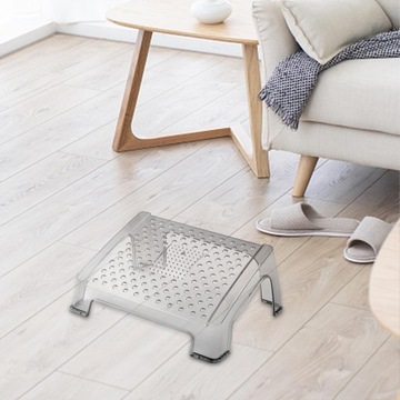 Подставка для ног под столом Многофункциональная подставка для ног с функцией массажа, наклоном и массажем, серая