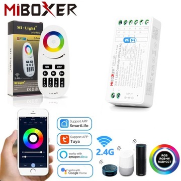 STEROWNIK LED 3w1 RGB RGBW RGB+CCT WiFi SMART HOME Z PAMIĘCIĄ + PILOT