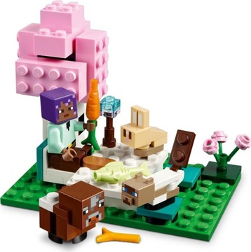 KLOCKI LEGO MINECRAFT 21253 REZERWAT ZWIERZĄT PREZENT DLA DZIECKA + TORBA