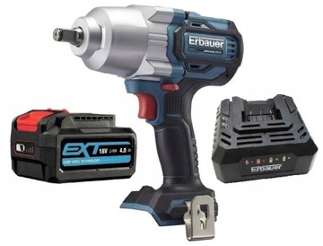 ERBAUER KLUCZ UDAR 560Nm EHTIW18Li+AKU 4.0Ah 2022'