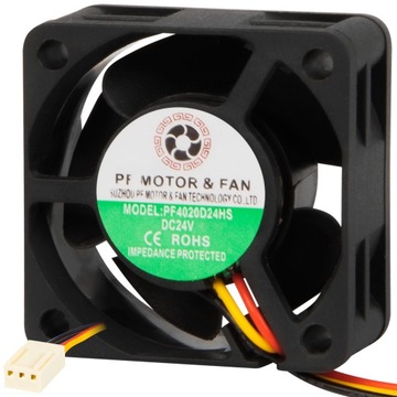 WENTYLATOR KULKOWY CHŁODZENIE WIATRAK 40x20mm 3PIN
