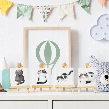 2x МАЛЕНЬКИЙ УГЛ + 2x МИНИ-ХОЛСТ 7x7см