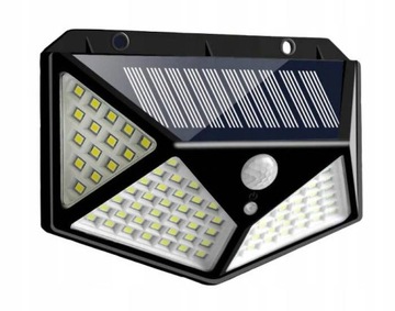LAMPA SOLARNA CZUJNIK RUCHU ZMIERZCHU 208 LED
