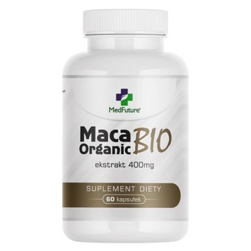 Maca Organic BIO 60kap korzeń maca POTENCJA LIBIDO
