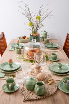 Керамическая сахарница с крышкой Altom Design Reactive Cascade, 320 мл