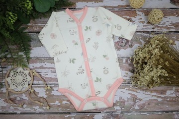 ДЕТСКОЕ БОДИ НА МОЛНИИ СПЕРЕДИ размер 68 GARDEN /15a/