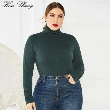 5XL Plus Size Autumn Winter Bodysuits Long Sleeve