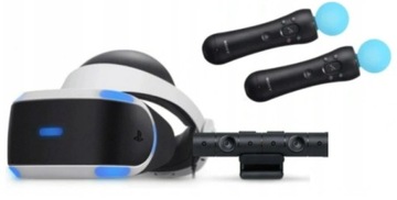 PLAYSTATION VR ZVR2 + КАМЕРА V2 + 2x MOVE + ИГРА