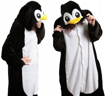 KOMBINEZON ONESIE PIŻAMA DRES PINGWIN rozm. XL