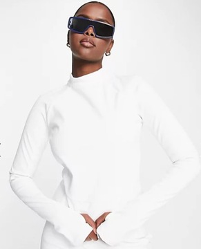 ЖЕНСКАЯ БЕЛАЯ ЛЫЖНАЯ БЛУЗКА MISSGUIDED 34 1 VAH