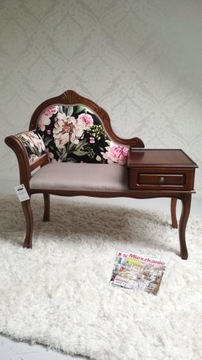 Welur tapicerski obiciowy drukowany Peonies