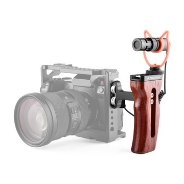 Andoer Universal Camera Cage Drewniany uchwyt